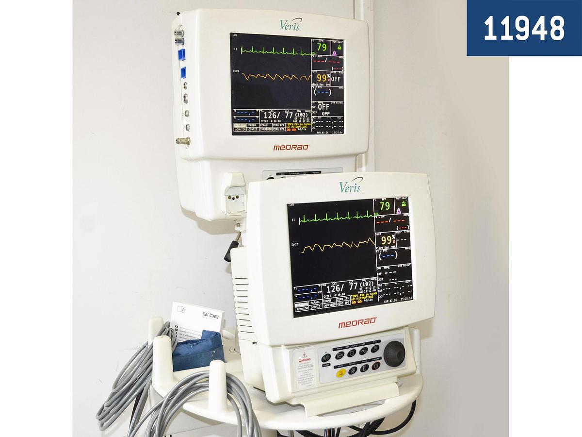 D'occasion MONITEUR DE SIGNES VITAUX MEDRAD VERIS 8600 AVEC AFFICHAGE DÉPORTÉ, COMPATIBLE IRM