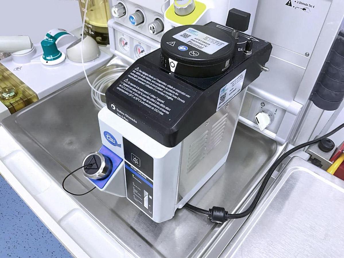 D'occasion STATION COMPLETE RESPIRATEUR D’ANESTHÉSIE MOBILE DATEX-OHMEDA AESTIVA/5 7900