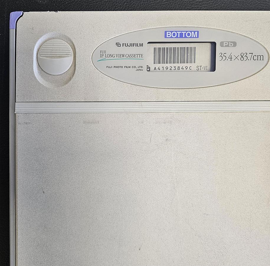 D'occasion CASSETTE FUJIFILM Type PB 35,4 x 83,7 cm POUR RACHIS ( SCOLIOSE )