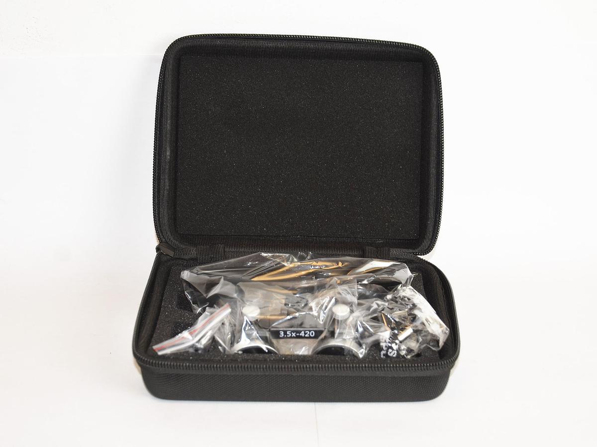 Neuf LOUPE BINOCULAIRE 3,5X 420 mm