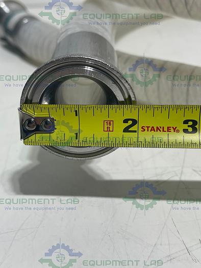 Used Sani-Tech  STHT-WR-1000 120" Silicone Hose w/ 1 1/2 Sanitary Fitting