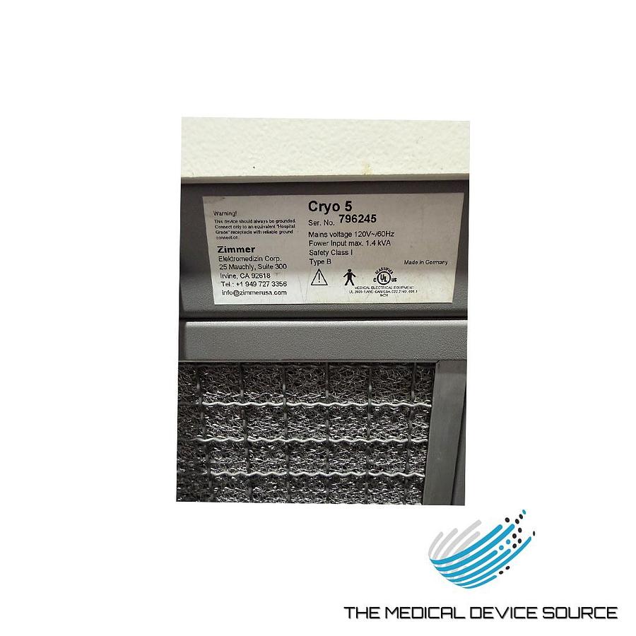 Used Syneron Zimmer Cryo 5