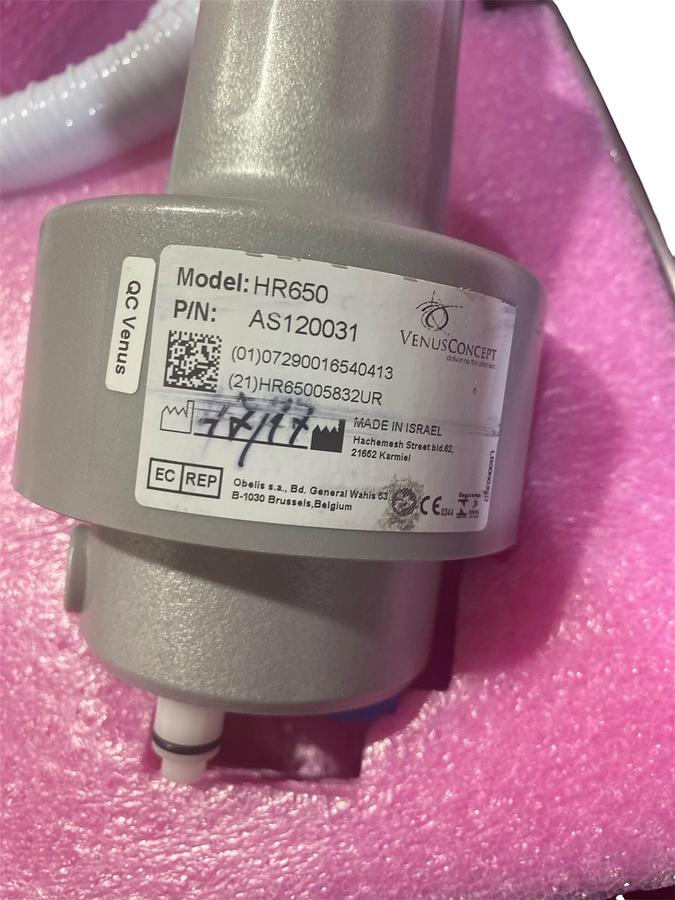 Used 2017 Venus Concept HR650 Handpiece