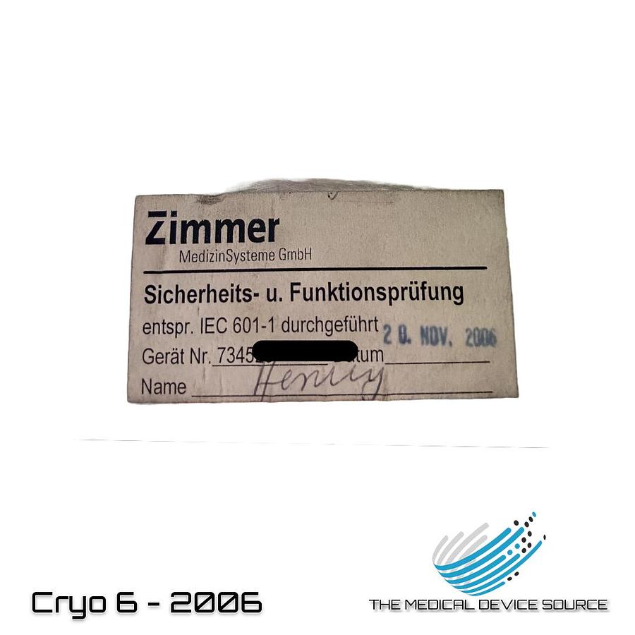 Used Cryo 6 - 2006