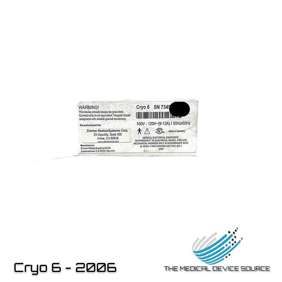 Used Cryo 6 - 2006
