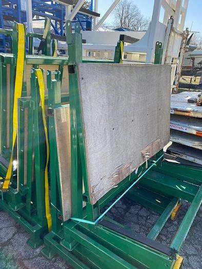 Used 6,800 Lb. Capacity Sheet Glass Storage Rack