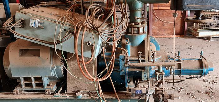 Used FRICK AMMONIA SCREW COMPRESSOR 120KW MOTOR TOSHI193S1167C/Z