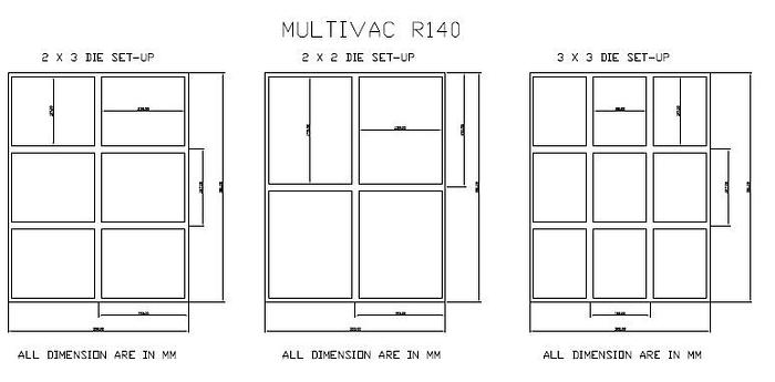 Used 2007 Multivac R140 Rollstock Thermoformer Machine