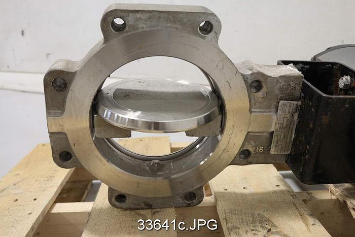 Used Flowserve 8-BX-L1111A1V0NZ 8" Air Operated Butterfly Valve #33641