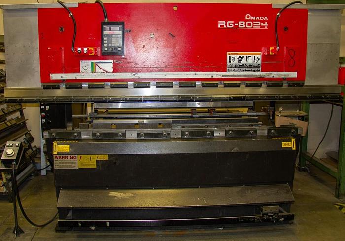 Used 2005 88 Ton Amada RG-8024LD CNC Prress Brake