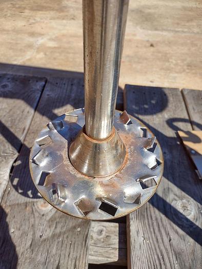 Used Mixer, Dispersion, 5 HP, S/st, 36" long shaft, Mooney #S742812