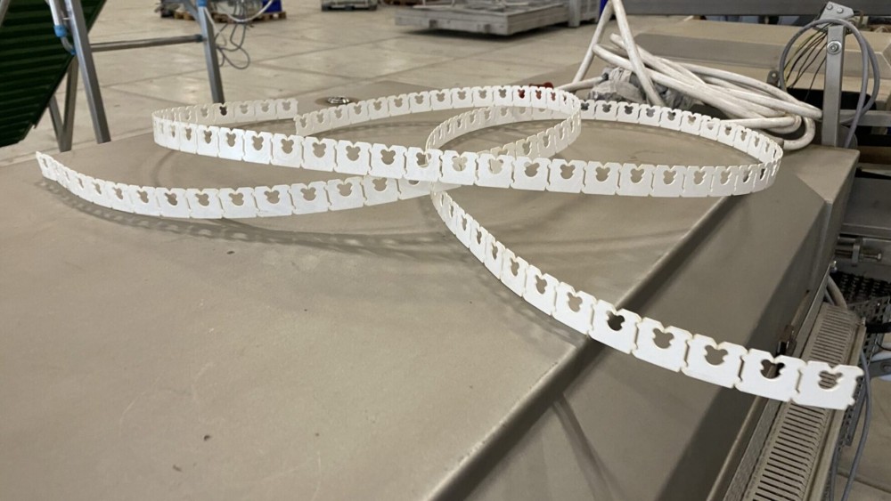 Used Newtec Htech weighing and bagging line