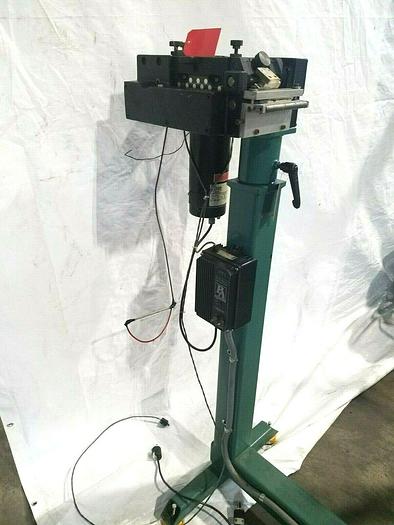Used PA Motorized Stock Decoiler payoff with Material Straightener for Stamping Press