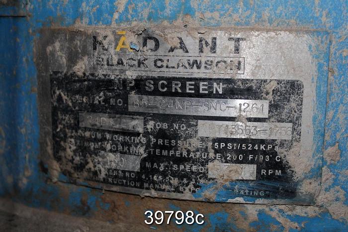 Used Kadant 24P Pressure Screen Casing #39798