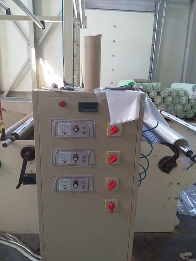 Used HONGQI (China) SJ-55×3/FM1500 – Three-layer co-extrusion film Blowing Machine (year 2015)