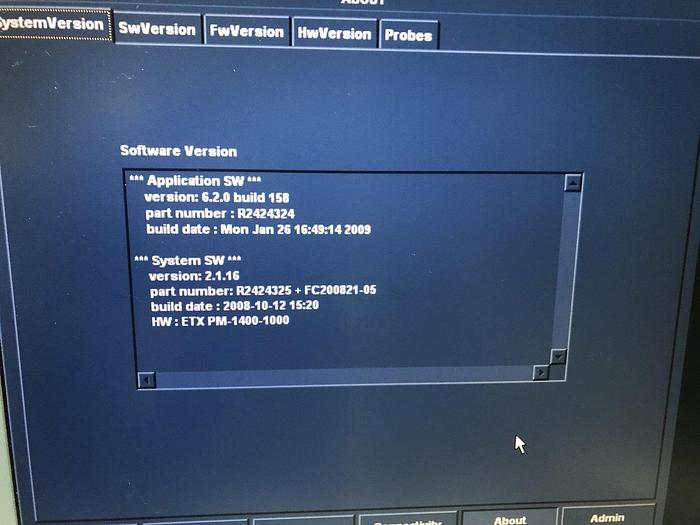 Gebraucht GE Vivid i Ultraschallsystem mit Kardio Sonde Software Version 2.1.16 auf GE Vivid i Trolley