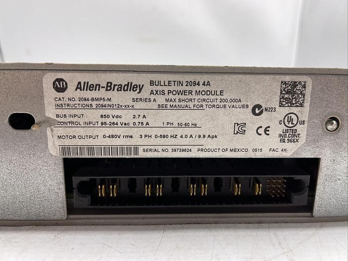 Used Allen Bradley 2094-BMP5-M Ser A
