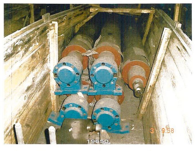 Used Voith  37 Dryers, 72" Dia. X 127.95" Face, 150 Psi, Felted, Anti-Friction Bearings, Enclosed Gears #19650