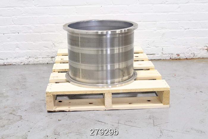 Used Voith Minisorter Screen Basket For Voith Minisorter, 0.010" Slots #27929