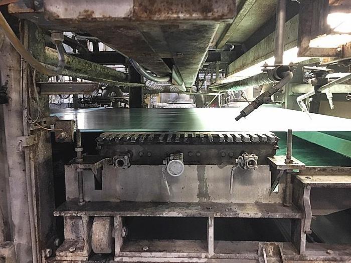 Used 90" (2.30M) REINHARD WET CREPE TISSUE MACHINE  W/YANKEE
