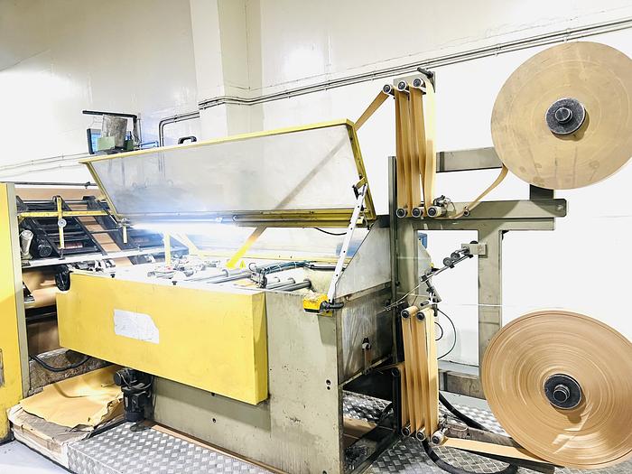 Used (visible in production) 2002 CURIONI SUN MASTER 540 - Paper bag making machine with twisted handles unit