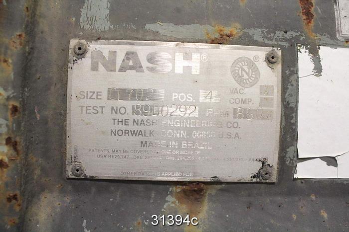 Used Nash CL702 Vacuum Pump #31394