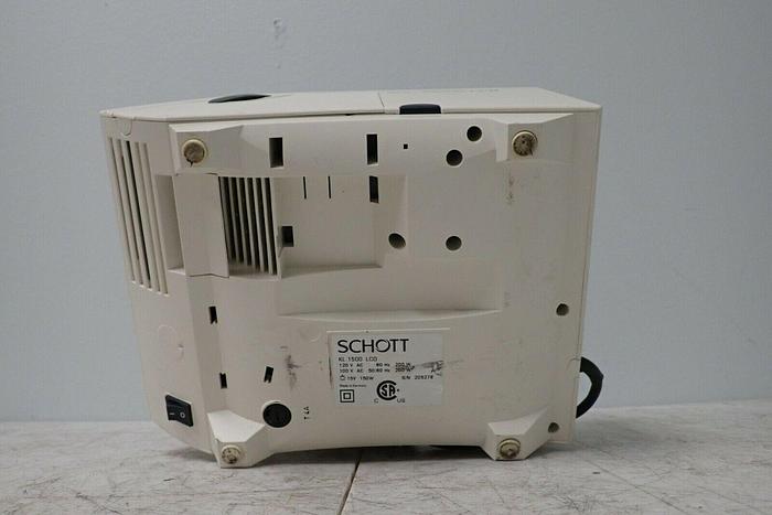 Used Leica Schott KL 1500 LCD Fiber Optics Microscope Illuminator