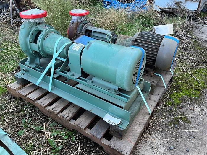 Used Pump, Centrif, 7.5 HP, 3" In / 2.5" Out, TACO, FE Series #C744913