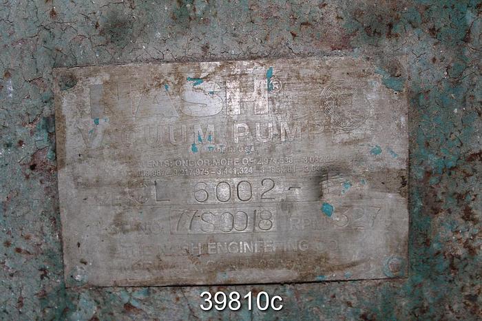 Used Nash CL 6002 Vacuum Pump #39810