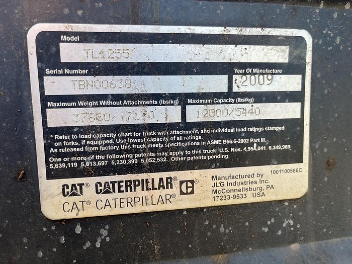 Used 2009 Cat TL1255