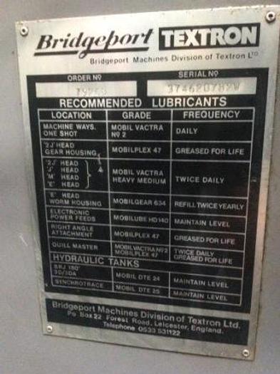 Used 1982 Bridgeport Series 1 Manual Milling Machine.
