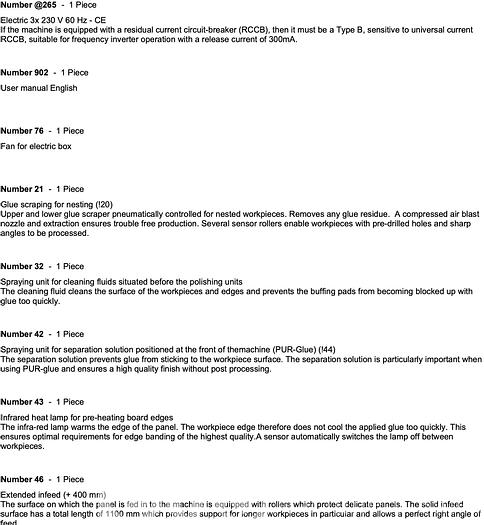 Used 2017 Felder Termpora 60.12 Edgebander