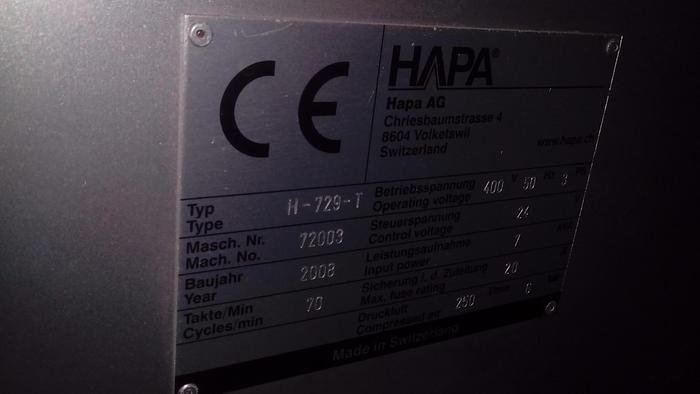 Used 2008 Hapa H-729-T