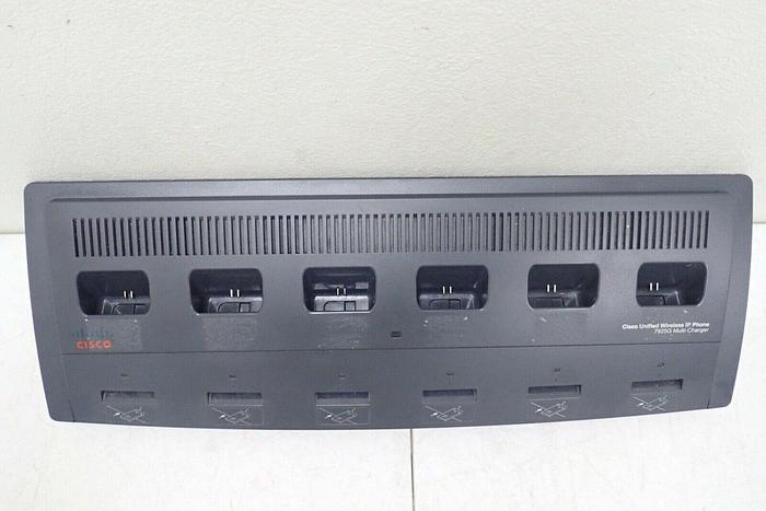 Used Cisco 74-5475-01 B0 Wireless IP Phone 7925G Multi-Charger w/ Power Supply