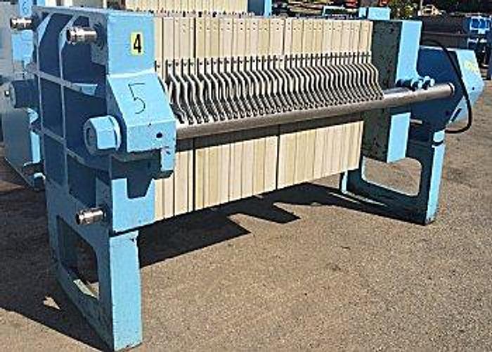 Used 19 CU. FT. SPERRY PLATE & FRAME FILTER PRESS - 36" PLATES & FRAMES
