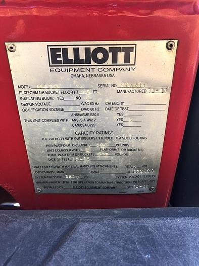 Used 2016 Ford F550 Elliott M43R Sign Crane - M73498