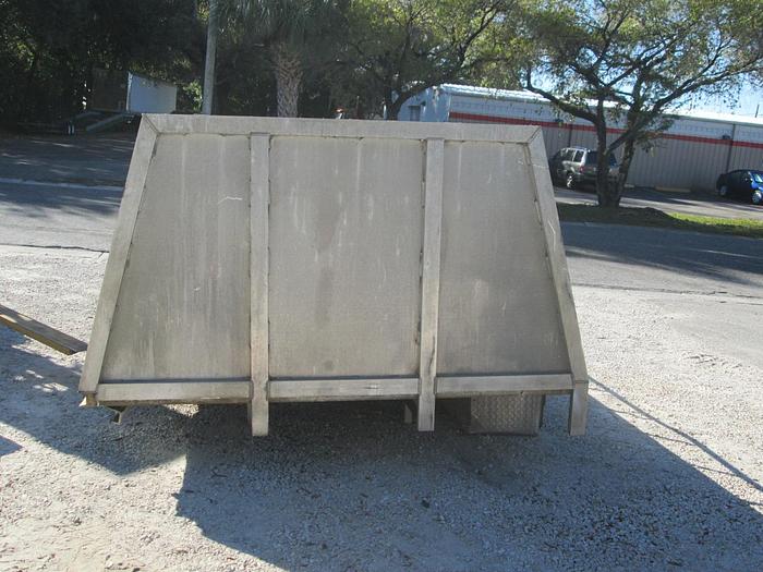 Used 8'x12' Aluminum Tred Plate Flat Bed Truck Body