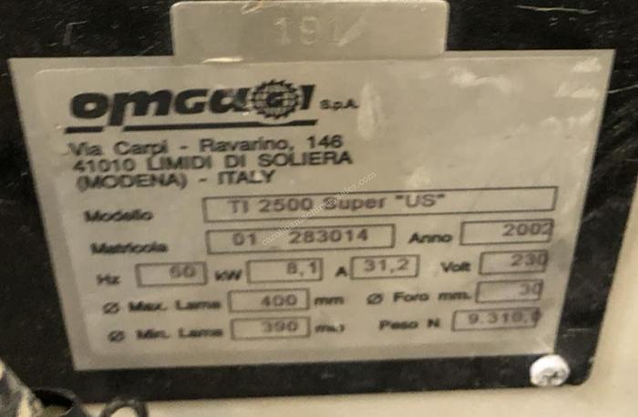 Used Omga TI 2500 Super US