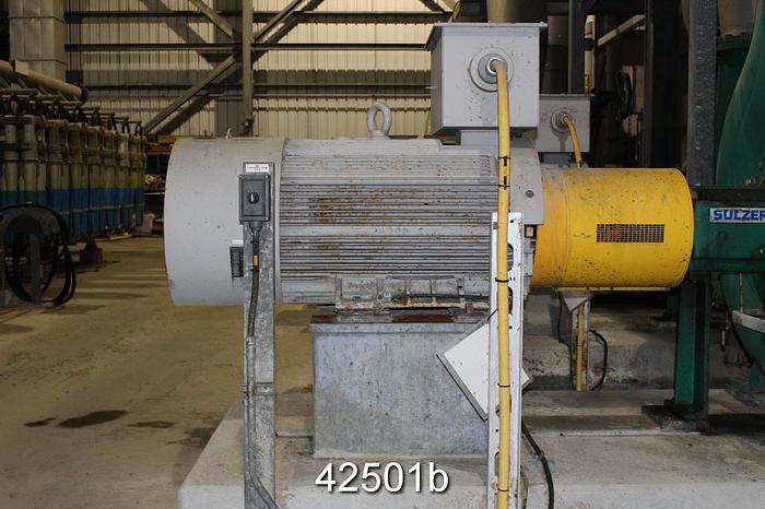 Used Toshiba TIKE FCKW21 A/C Motor, 250 Hp, 720 Rpm, 315L Frame #42501