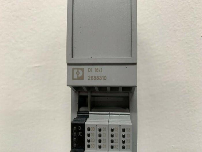 Used Phoenix Contact Axioline AXL F DI16/1 1H PLC Digital Input Module 24VDC