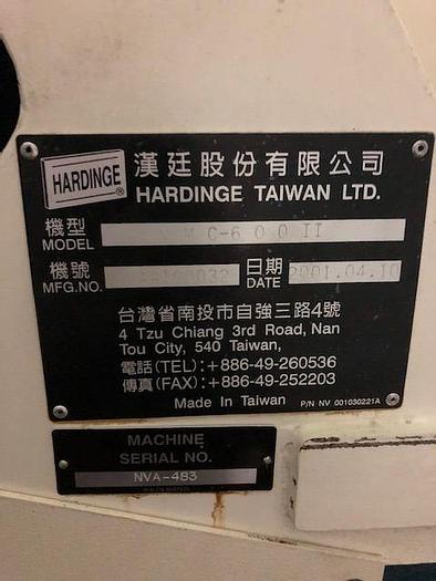 Used 2001 Hardinge VMC600II