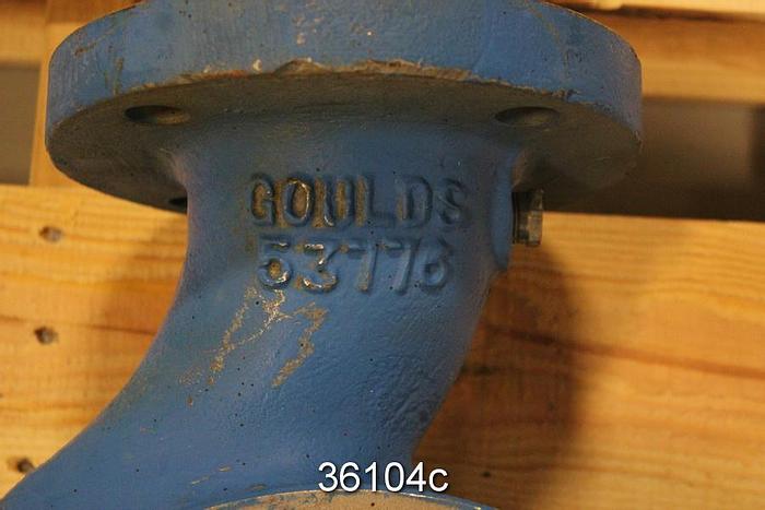Used Goulds 3196 3x4x8G Pump Casing, Stainless Steel, Pattern No. 53776 #36104