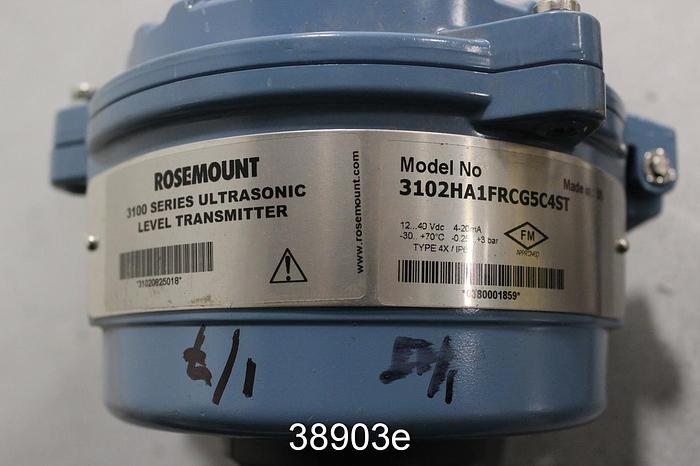 Unused Rosemount 3102HA1FRCG5C4ST Ultrasonic Level Transmitter #38903
