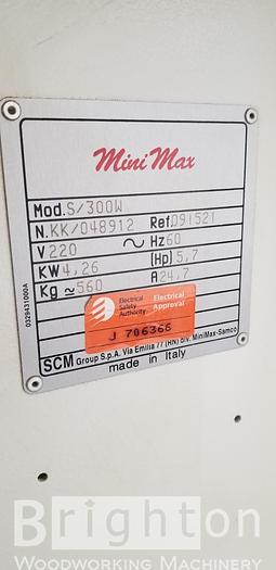 Used Used SCM Mini Max S300W Sliding Table Saw