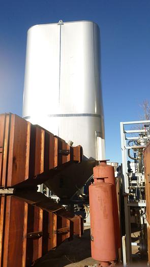 Used Bin, 950 CF, 316 S/st, 8' X 8' X 14', 45 Deg Cone, #C104050