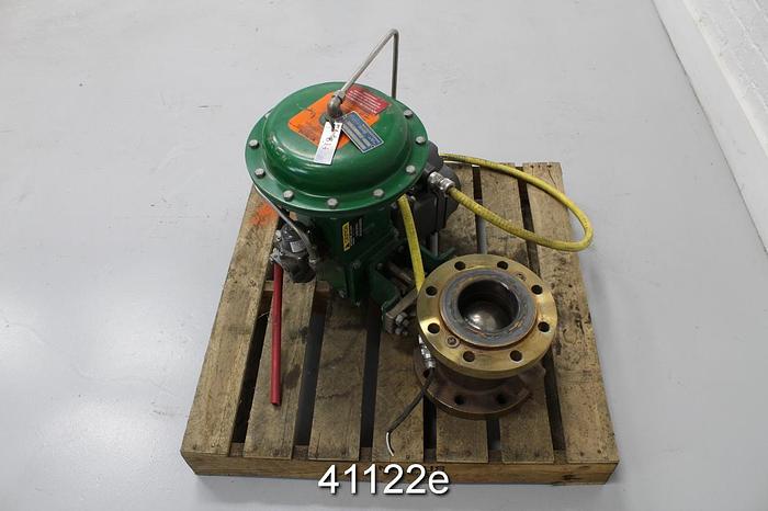 Used Fisher V150 Series B 4" Vee Ball Valve #41122