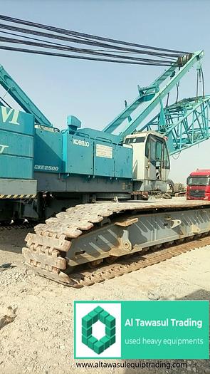 Used 2010 KOBLECO 250 TON HYDRAULIC CRAWLER CRANE