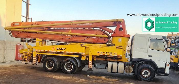 Used SANY 37 Meter Concrete Pump 