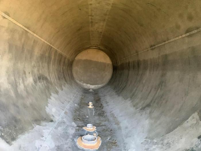 Used Tank, 1,500 Gallon, S/st, 4' x 18', 25 PSI, Coalescer Tank #S743658