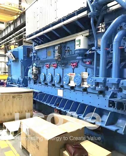 3.5 MW 2016 Surplus New Rolls Royce B3345L6A Natural Gas Generator Set